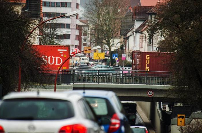 Lorscher Straße Heppenheim Tempo 30 6.2.2016