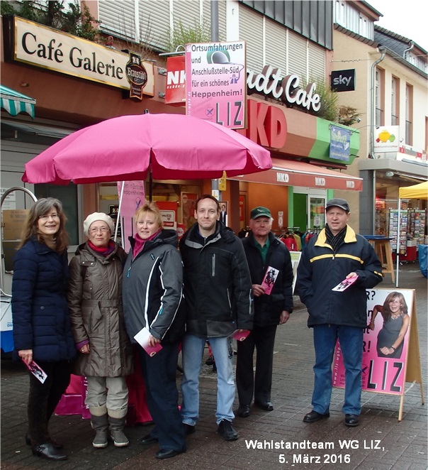 Kommunalwahl 03.20.16 Werbestand